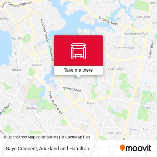 Gaye Crescent map