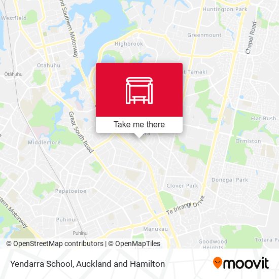 Yendarra School map