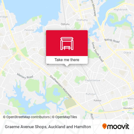 Graeme Avenue Shops map