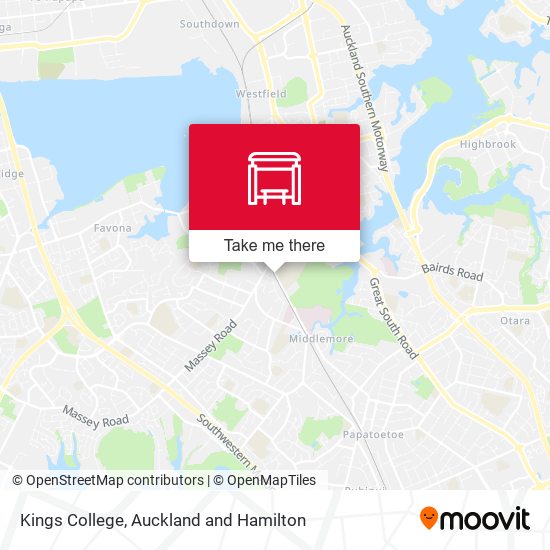 Kings College map