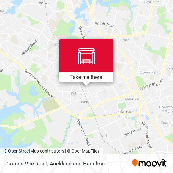 Grande Vue Road map