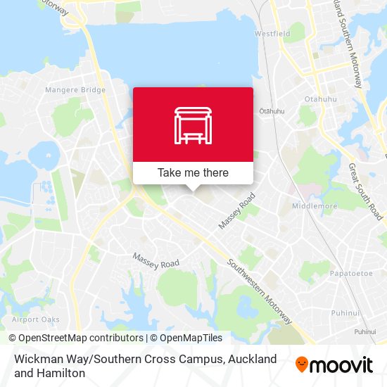 Wickman Way / Southern Cross Campus map