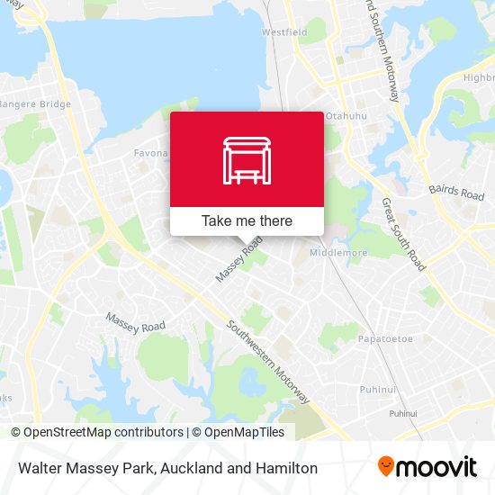 Walter Massey Park map