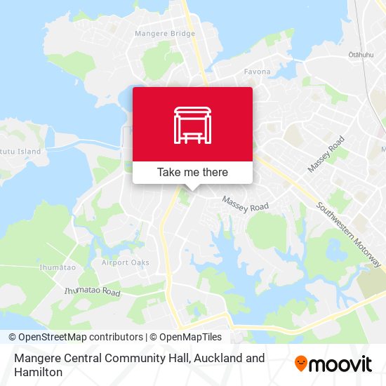 Mangere Central Community Hall map