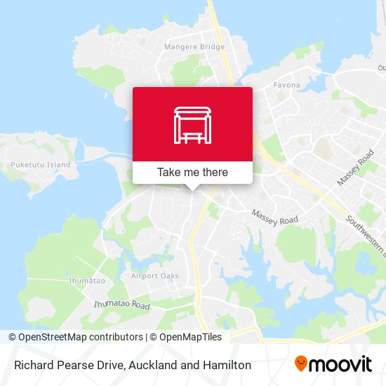 Richard Pearse Drive map