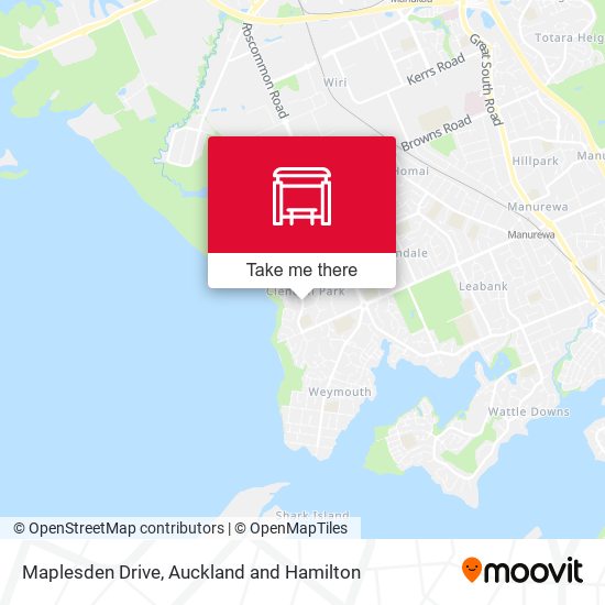 Maplesden Drive map