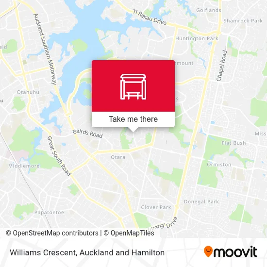 Williams Crescent map