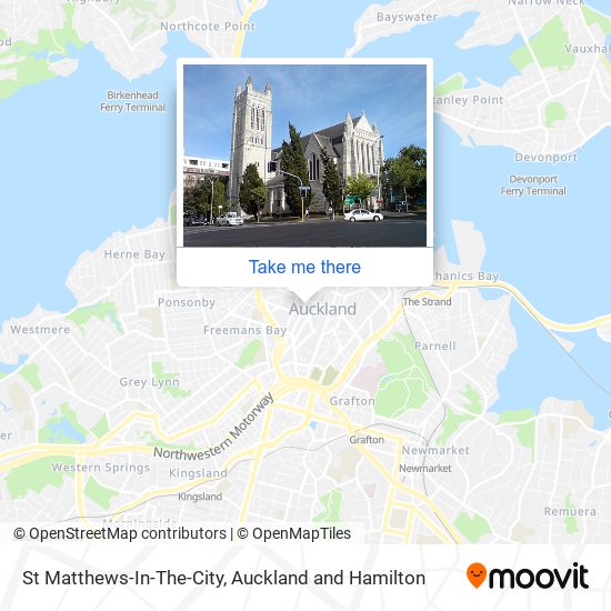 St Matthews-In-The-City map