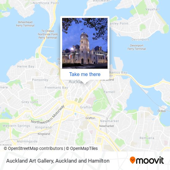 Auckland Art Gallery map