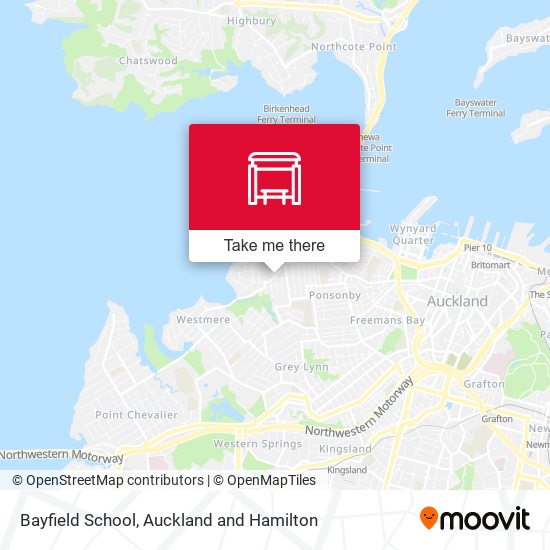 Bayfield School map