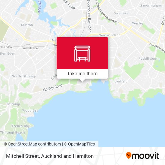 Mitchell Street map