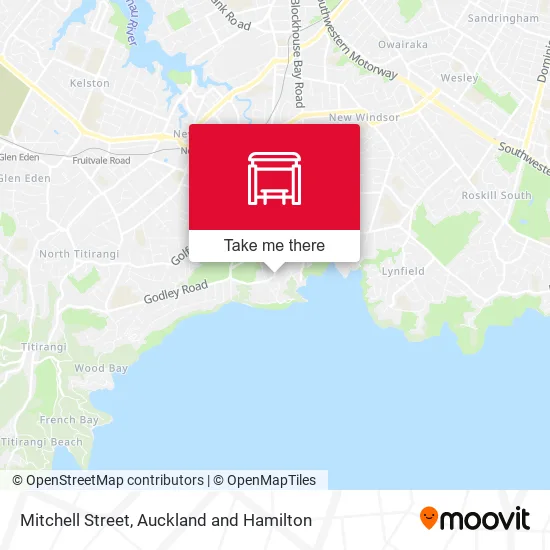 Mitchell Street map