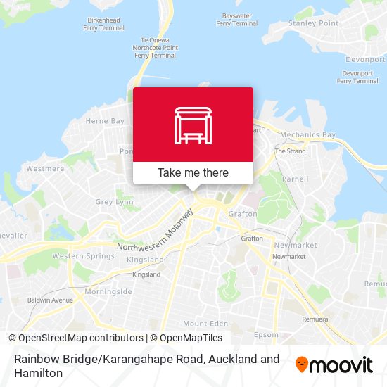 Rainbow Bridge / Karangahape Road map