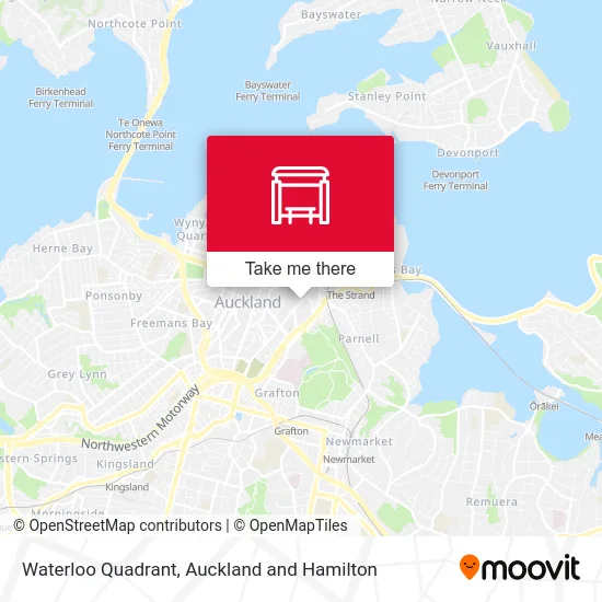 Waterloo Quadrant map