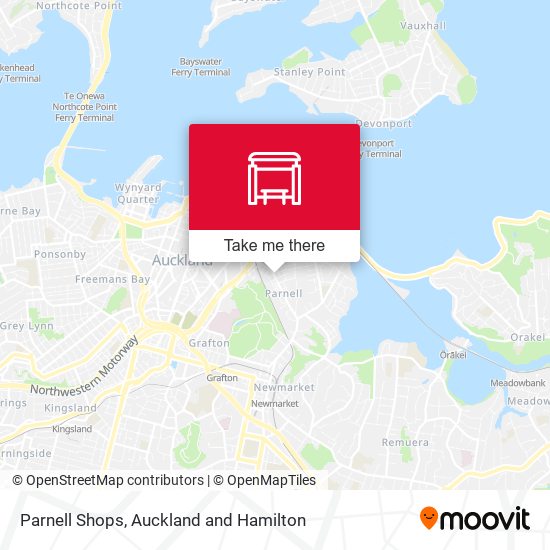 Parnell Shops map