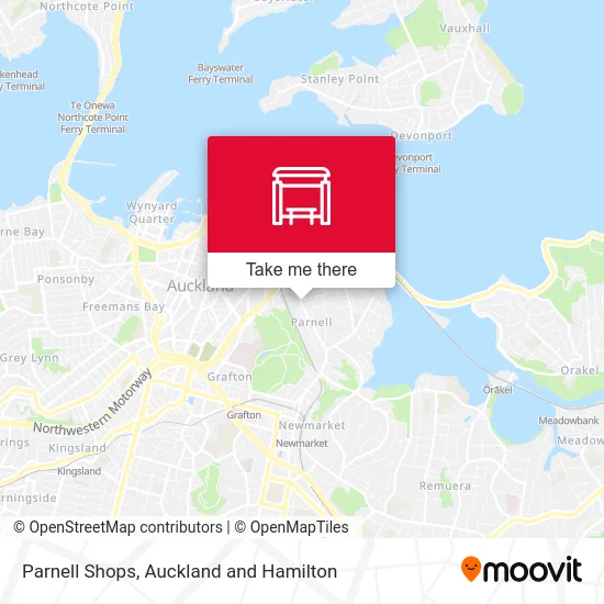 Parnell Shops map