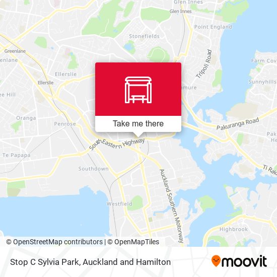 Stop C Sylvia Park map