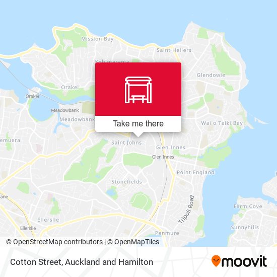 Cotton Street map