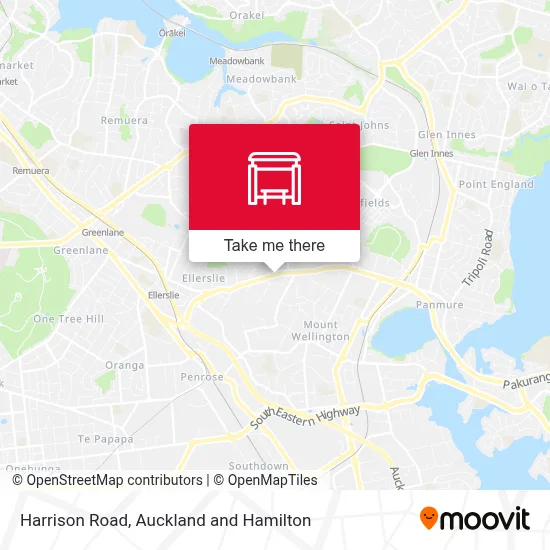 Harrison Road map
