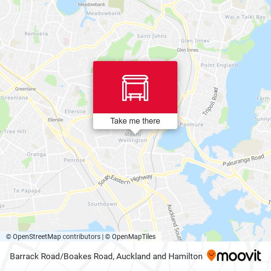 Barrack Road/Boakes Road map