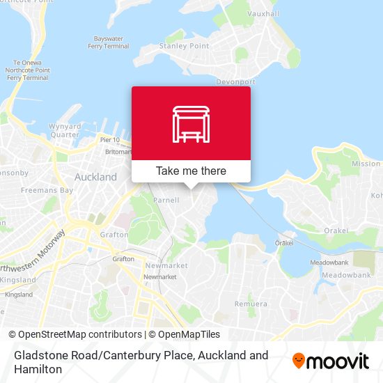 Gladstone Road / Canterbury Place map
