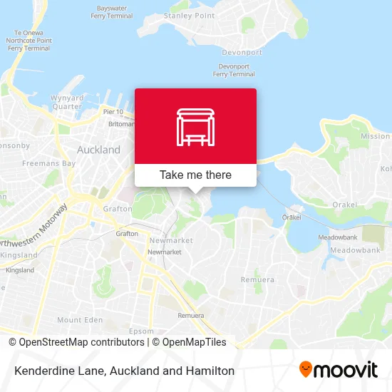 Kenderdine Lane map