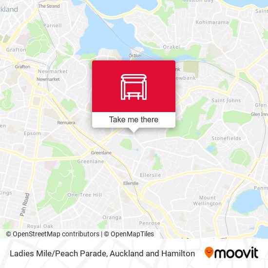 Ladies Mile/Peach Parade map