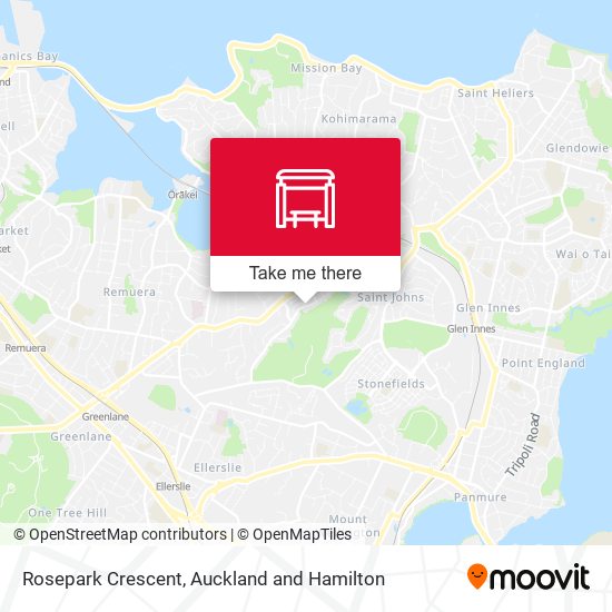 Rosepark Crescent map