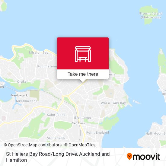 St Heliers Bay Road/Long Drive map