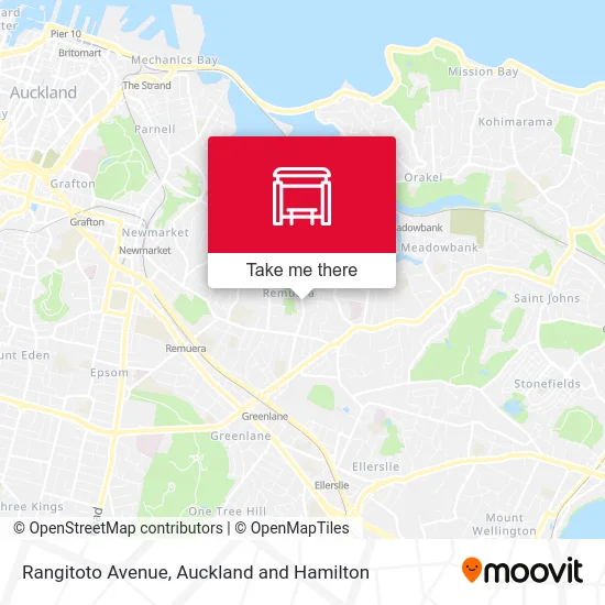 Rangitoto Avenue map