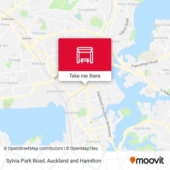 Sylvia Park Road map