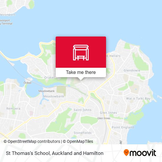 St Thomas's School map