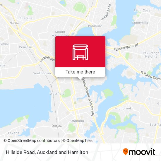 Hillside Road map