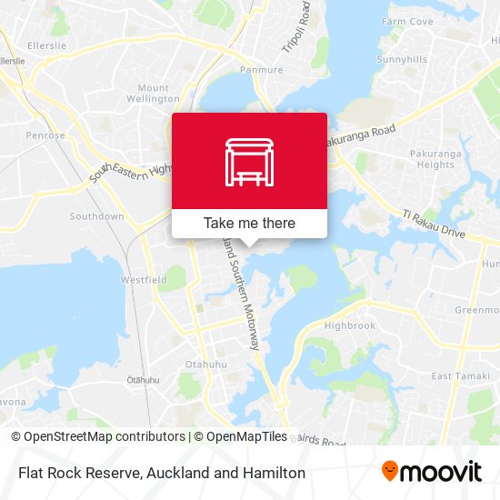 Flat Rock Reserve map