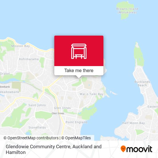 Glendowie Community Centre map