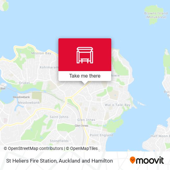 St Heliers Fire Station map