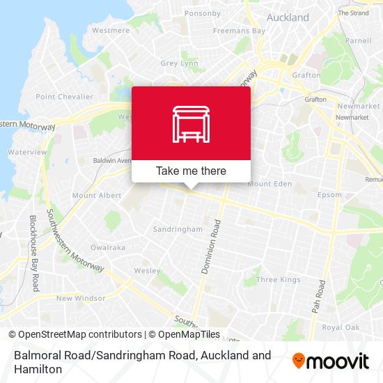 Balmoral Road/Sandringham Road map