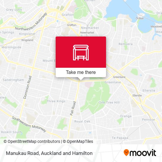 Manukau Road map