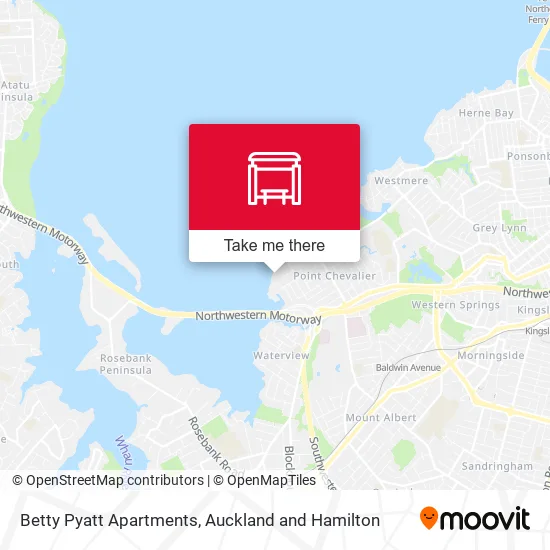 Betty Pyatt Apartments map