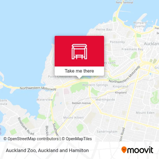 Auckland Zoo map