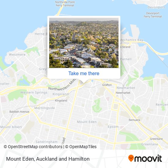 Mount Eden map