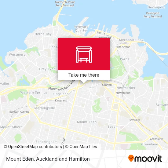 Mount Eden map