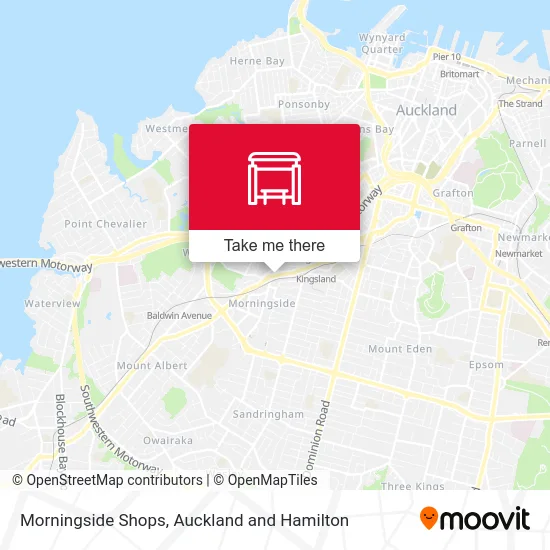 Morningside Shops map
