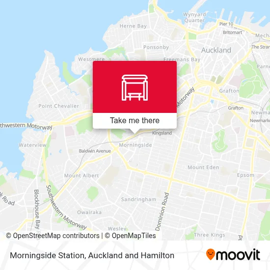 Morningside Station map