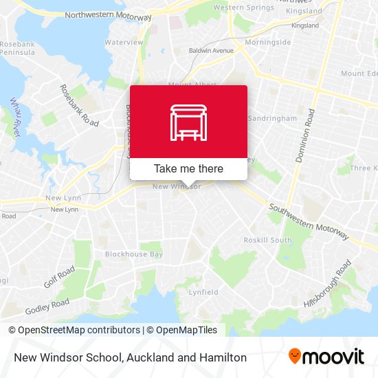 New Windsor School map