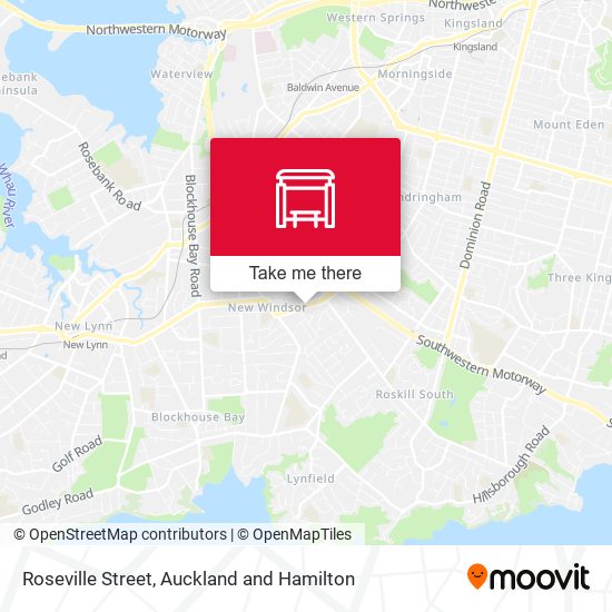 Roseville Street map