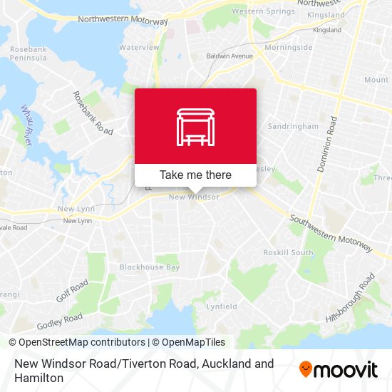 New Windsor Road/Tiverton Road map