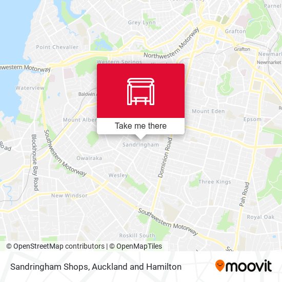 Sandringham Shops map