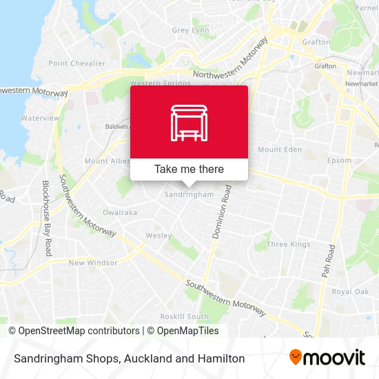 Sandringham Shops map