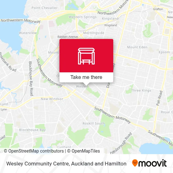 Wesley Community Centre map